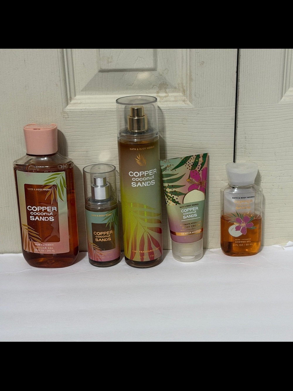 Bath and body works copper coconut sands bundle